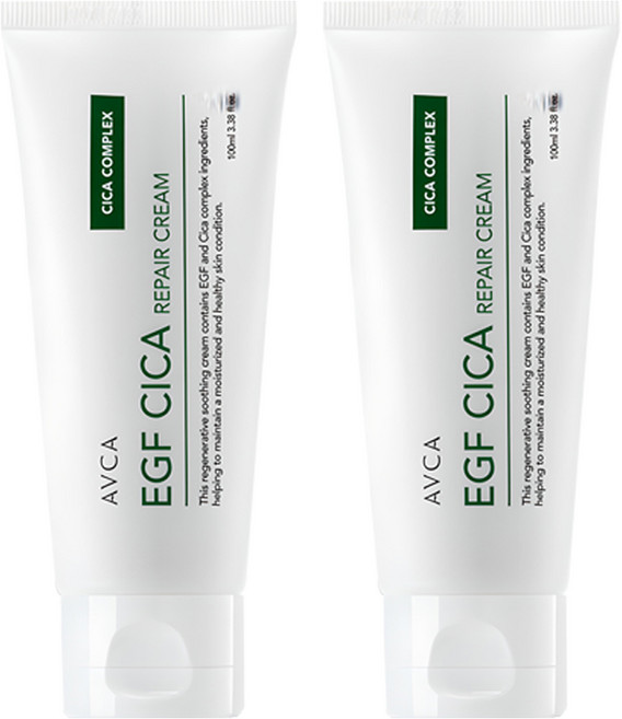 아브카 딥 인텐시브 EGF 시카 리페어 크림, 100ml, 2개