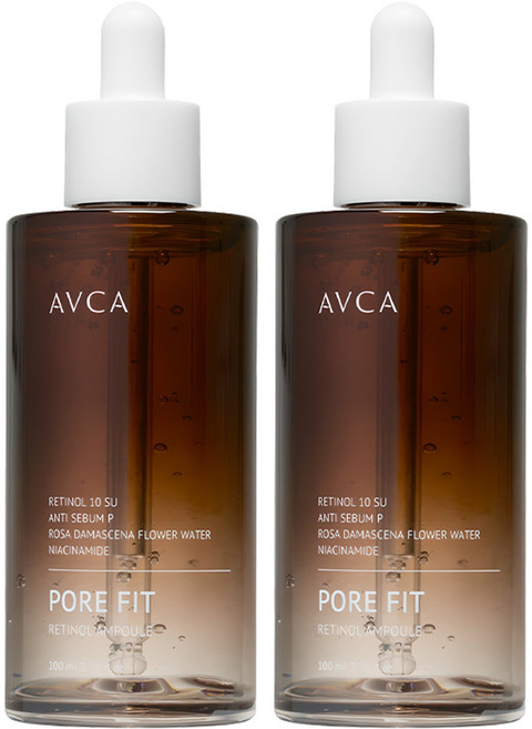 아브카 포어 핏 레티놀 모공 앰플, 100ml, 2개