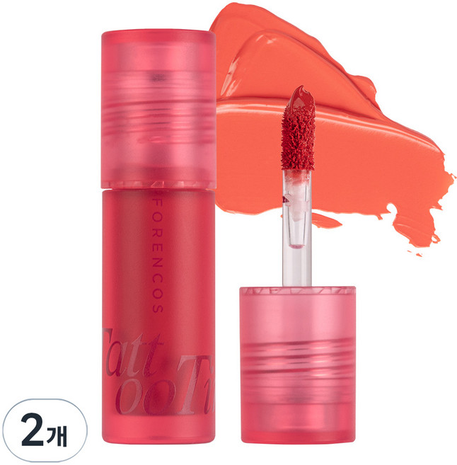 포렌코즈 mini 타투 끌레르 벨벳 틴트, 06미뇽, 2개