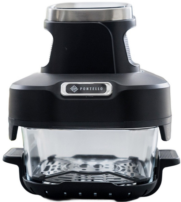 폰텔로 크리스피 에어프라이어 4.5L 1.8L, PT-1001A, 블랙