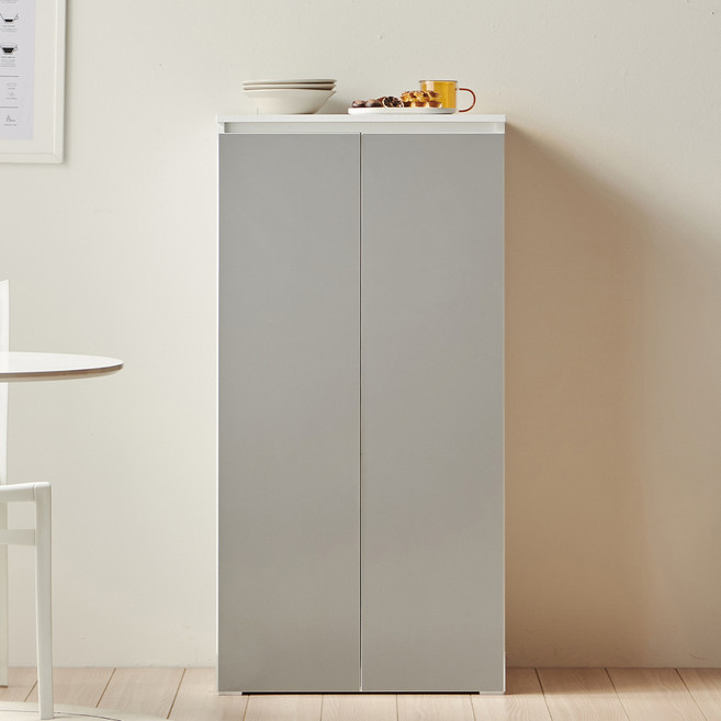 바로방가구 히트 LPM 1200 다용도 수납장 고객직접설치, 다크그레이