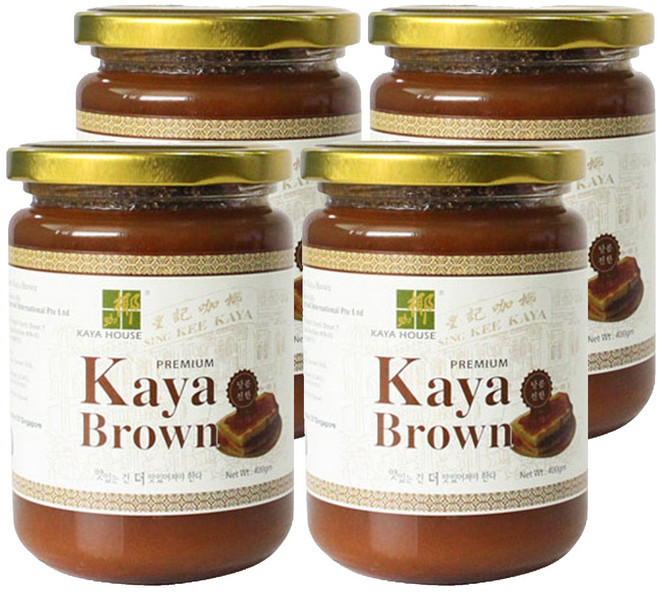 KAYA HOUSE 咖椰 咖椰醬 Brown, 400g, 4罐