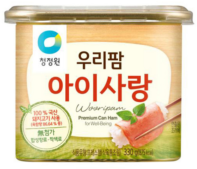 청정원 우리팜 아이사랑 햄통조림, 330g, 1개