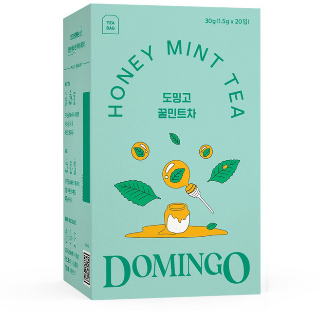도밍고 꿀 민트차, 1.5g, 20개입, 1개
