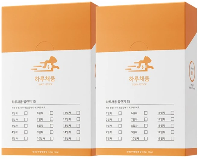 프로젝트21 고양이 하루채움 종합 영양제, 닭고기맛, 180g, 2개 - 쿠팡