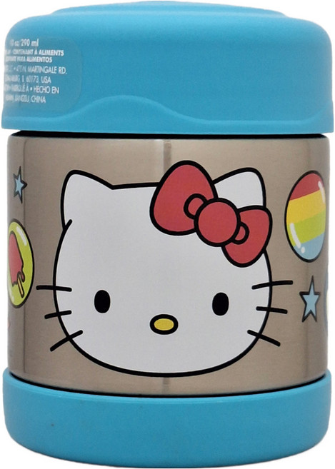THERMOS 膳魔師 悶燒罐, 凱蒂貓 藍色, 290ml, 1個