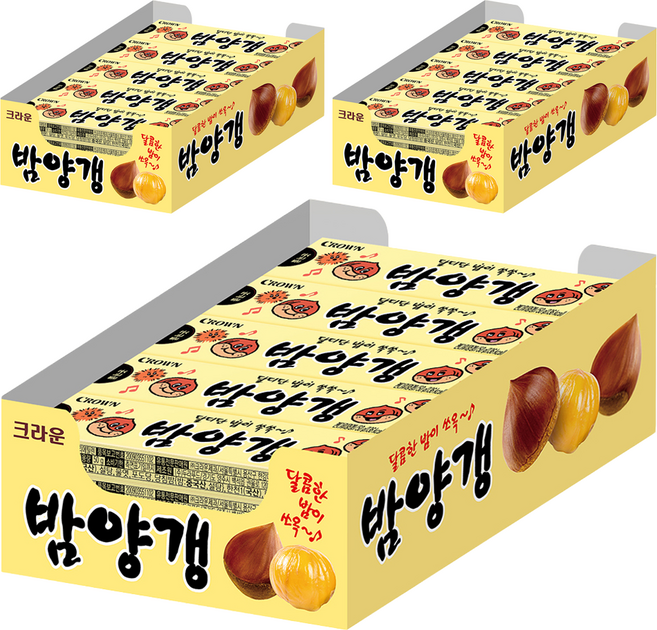 크라운 밤양갱, 50g, 60개
