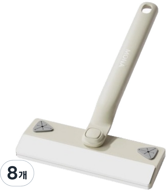 위플랩 물티슈 집게 세면대 청소 미니 밀대 아이보리, 8개