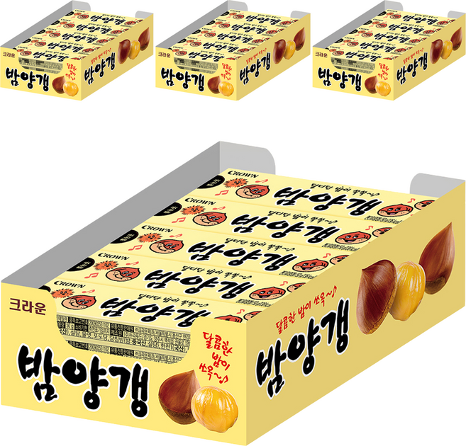 크라운 밤양갱, 50g, 80개