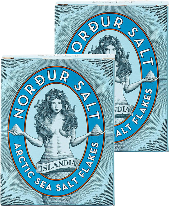 NORDUR 冰島女神 海鹽 原味, 250g, 2盒