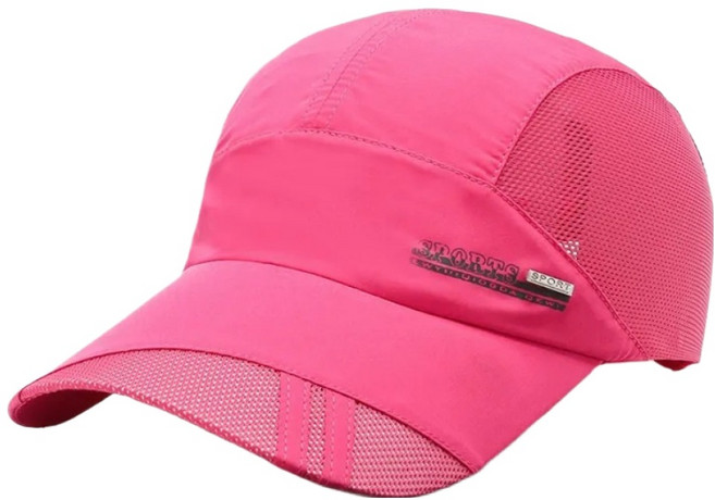 그리뉴얼 여름 스포츠 메쉬 마라톤 러닝모자, 핑크, 1개