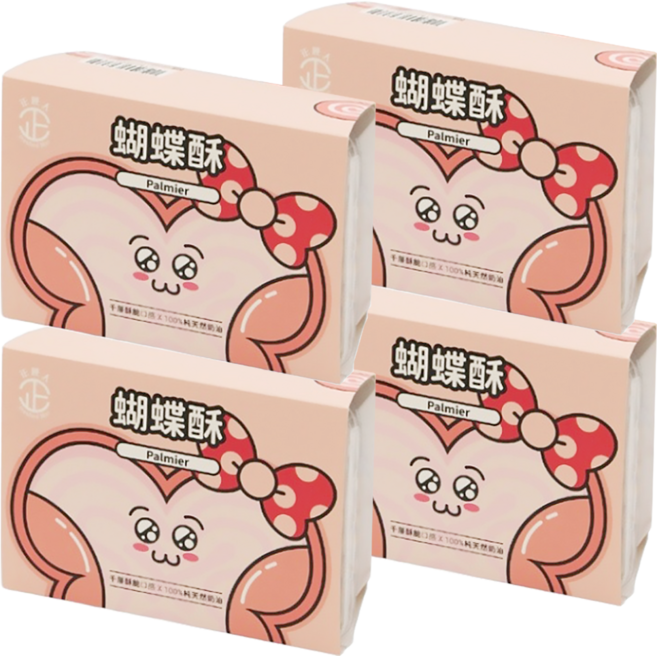 正經人 蝴蝶酥, 160g, 4盒