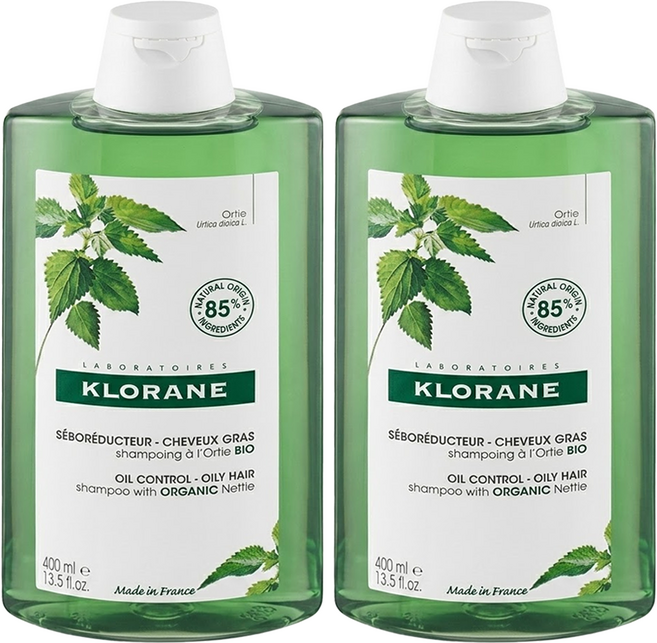 KLORANE 蔻蘿蘭 蕁麻控油系列洗髮精, 400ml, 2瓶