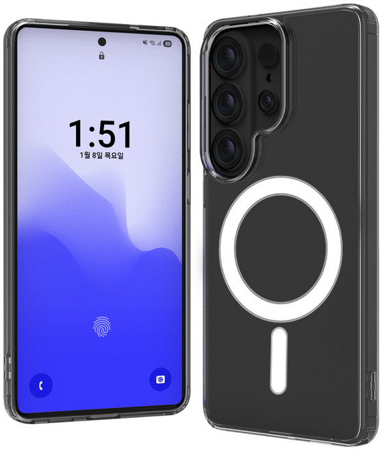 에이팔란스 큐빅스 변색방지 맥세이프 호환 실리콘 젤리 휴대폰 케이스