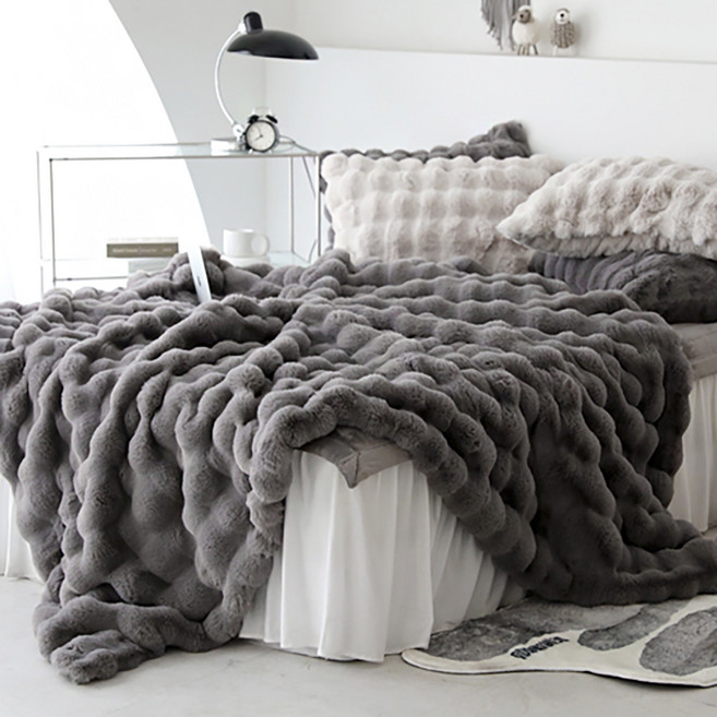 베이직톤 버니버니 30mm 장모 극세사 차렵이불