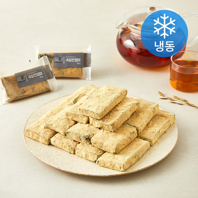 떡편 쑥찰인절미 (냉동), 45g, 15개입, 1개