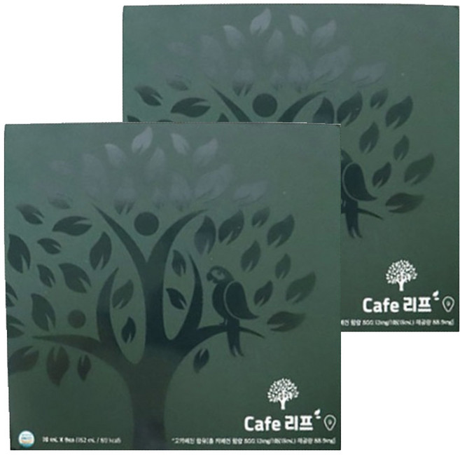 리프 카페리프 포션 캡슐커피, 0.018L, 9개입, 2개