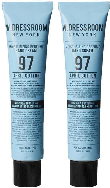 W.DRESSROOM 多麗絲 潤澤香水護手霜 No.97 四月棉, 50ml, 2條
