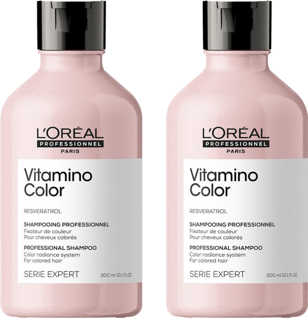 L'OREAL PROFESSIONNEL 巴黎萊雅PRO 台灣公司貨 飽和護色洗髮精, 300ml, 2瓶