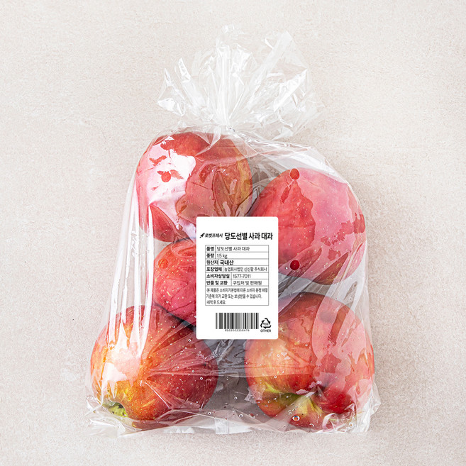 곰곰 당도선별 사과, 1.5kg(대과), 1개