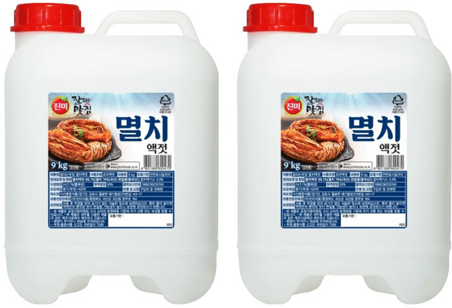 진미 잘되는 맛집 멸치 액젓, 2개, 9kg