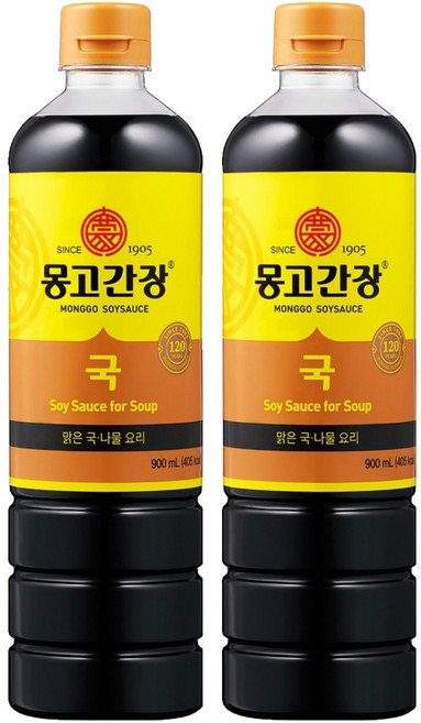 몽고간장 국간장, 900ml, 2개