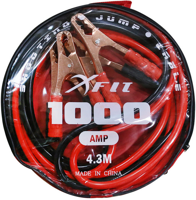 엑스핏 고용량 점프케이블 1000AMP, 1개, 4.3m