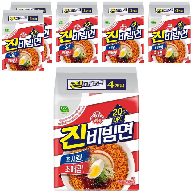 오뚜기 진비빔면, 24개