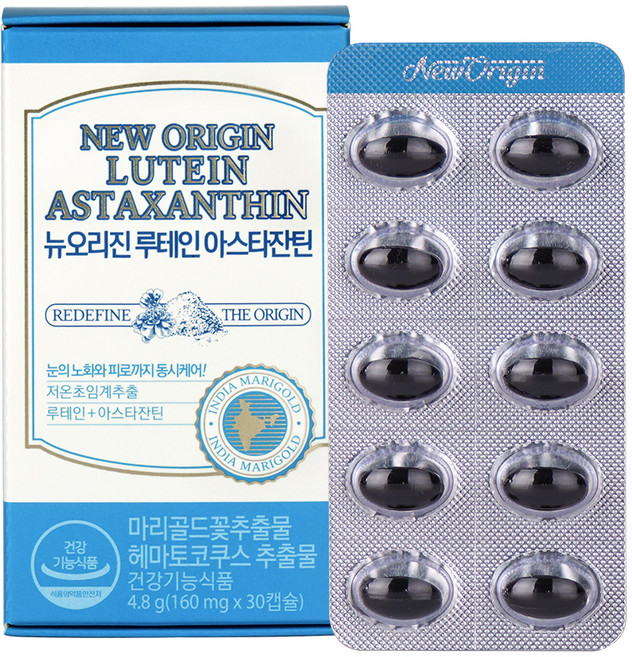 유한건강생활 뉴오리진 루테인 아스타잔틴 4.8g, 30정, 1개