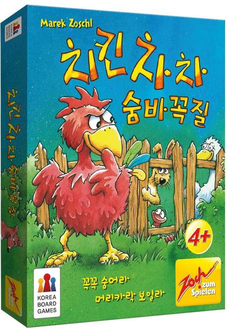코리아보드게임즈 치킨차차 숨바꼭질, 혼합색상, 1개