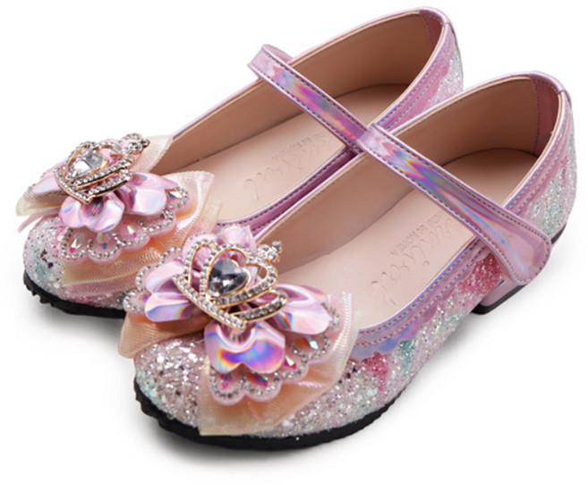 풋풋 여아용 로맨틱 티아라 또각또각 굽구두