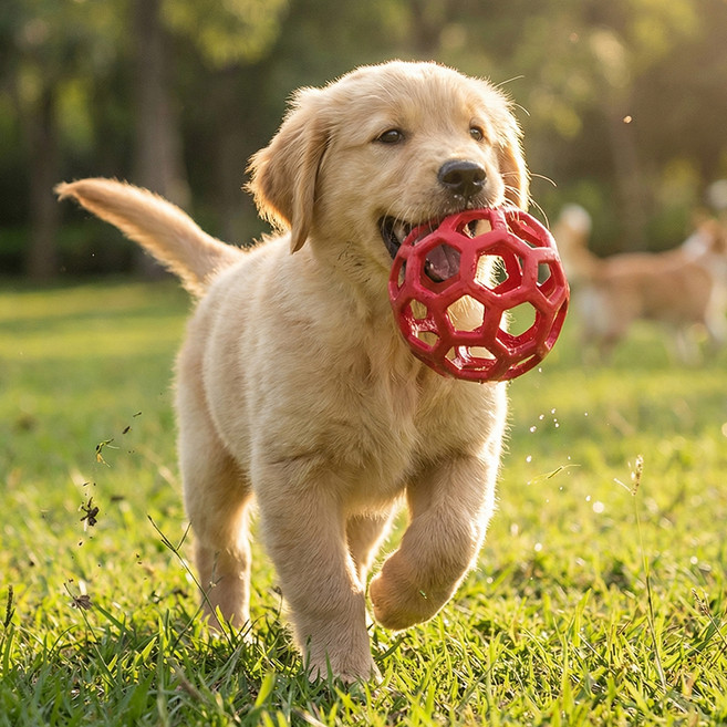 세이코코아 강아지 공 장난감, 랜덤발송, 1개