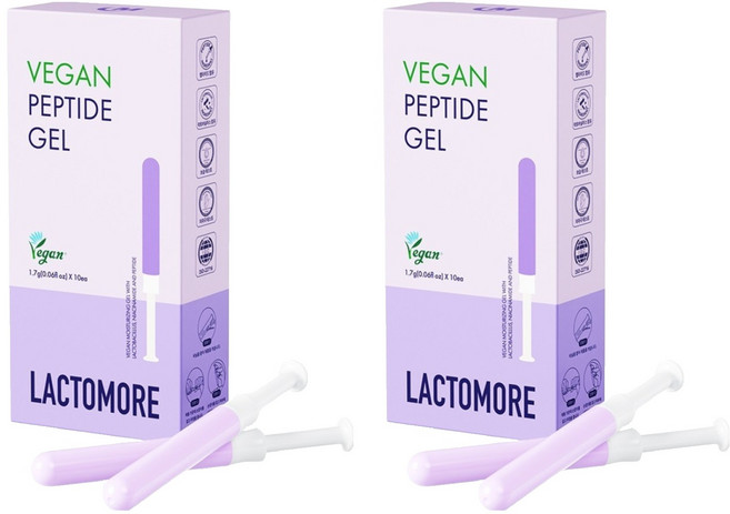 락토모아 비건 펩타이드젤 여성청결제 10p, 17g, 2개