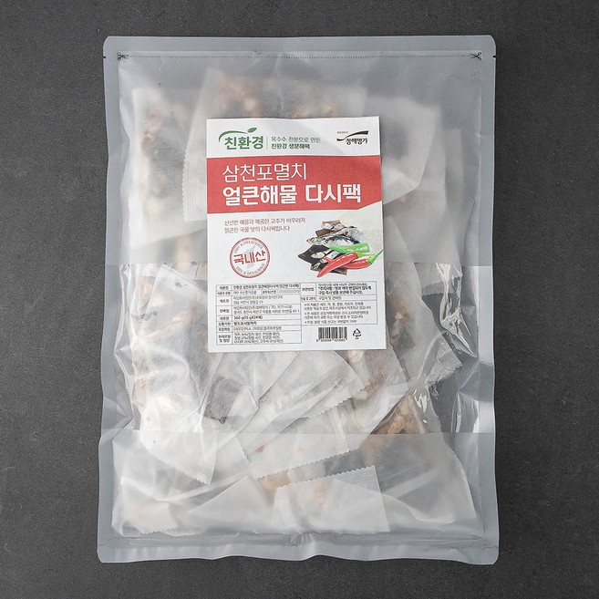 청해명가 친환경 삼천포멸치 얼큰해물 다시팩, 15g, 24개입, 1개