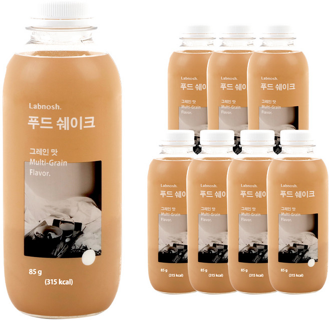 랩노쉬 푸드쉐이크 그레인맛, 85g, 8개