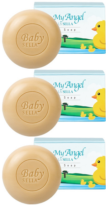 셀라 베이비 마이엔젤 비누, 3개, 100g