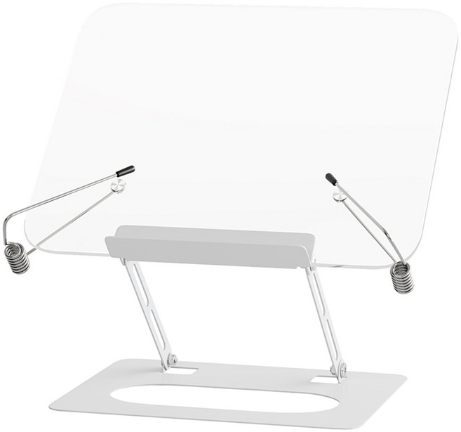 엉클킴 아크릴 투명 독서대, 화이트
