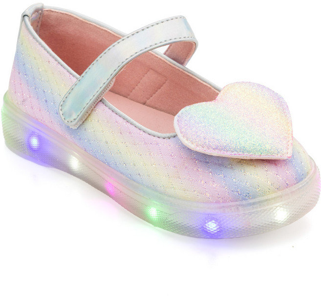 빔보빔바 글리터 파츠 LED 메리제인 구두