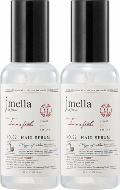 제이멜라 인 프랑스 팜므파탈 헤어 세럼, 100ml, 2개