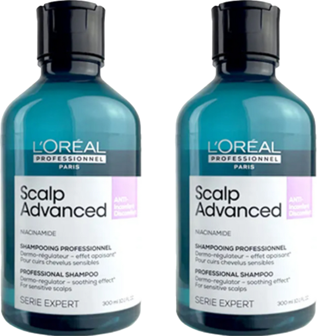 L'OREAL PROFESSIONNEL 巴黎萊雅PRO 瞬效敏弱修護洗髮精 300ml, 2瓶