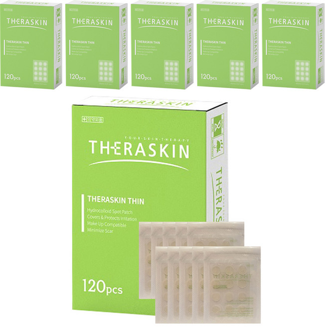 테라스킨 씬 스팟패치 12mm, 120개입, 6개