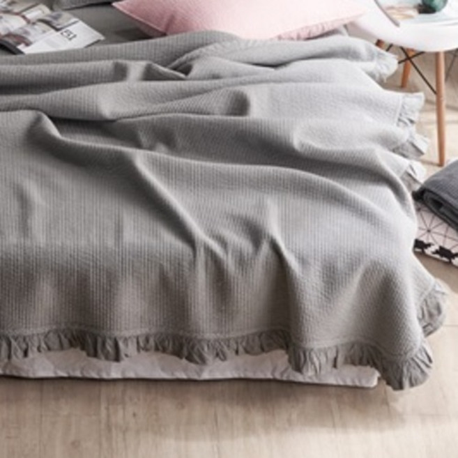 에코데코 쟈스민 여름이불 겸 침대패드, 그레이