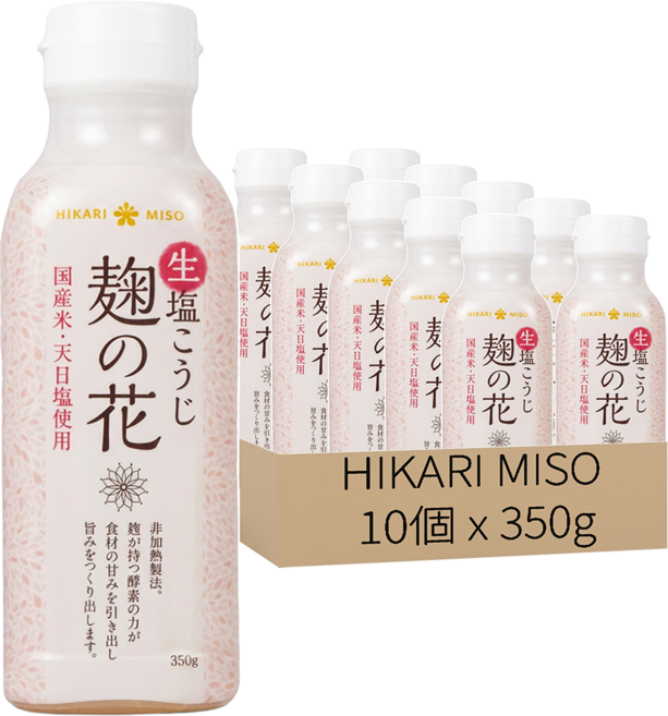 HIKARI MISO 麴之花 生鹽麴, 10個, 350g