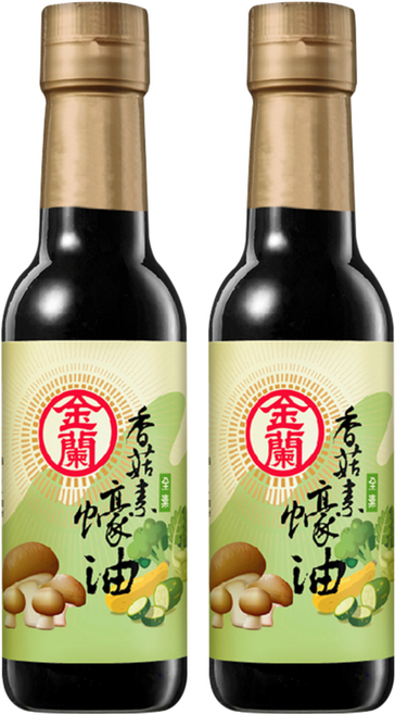 KIMLAN 金蘭 香菇素蠔油, 295ml, 2瓶