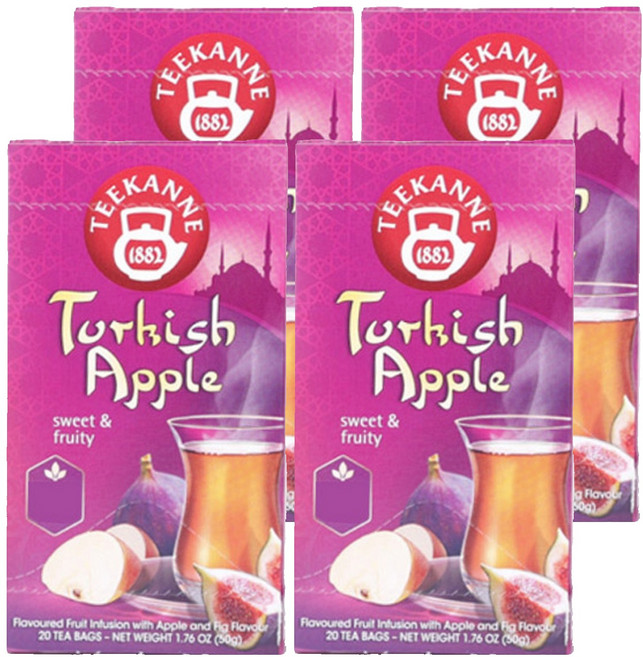 티칸 터키쉬 애플 차, 2.5g, 20개입, 4개