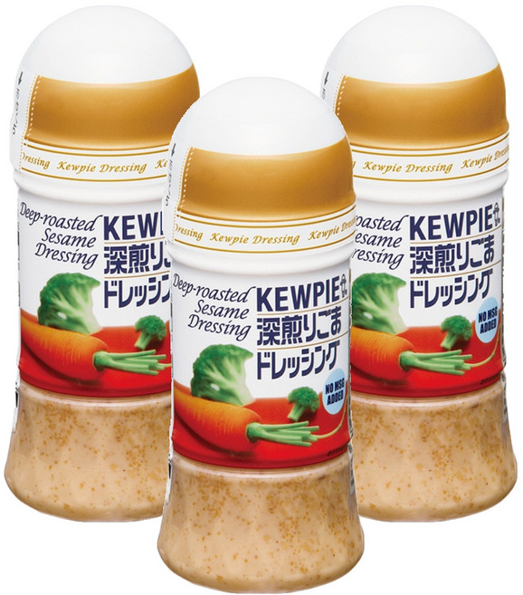 큐피 참깨 드레싱, 150ml, 3개