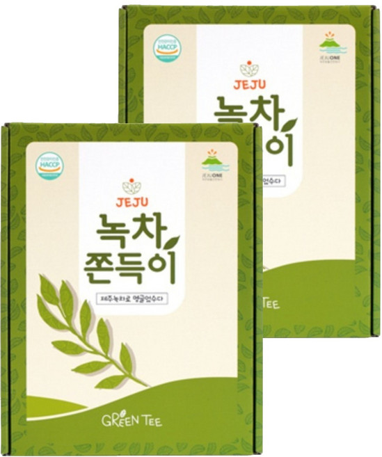 제주원 녹차 쫀득이, 18g, 30개