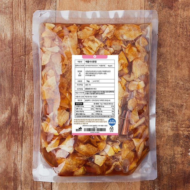 봄봄푸드 수제 애플시나몬청, 1kg, 1개