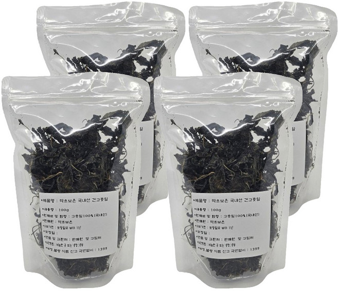 약초보은 건고춧잎, 100g, 4개