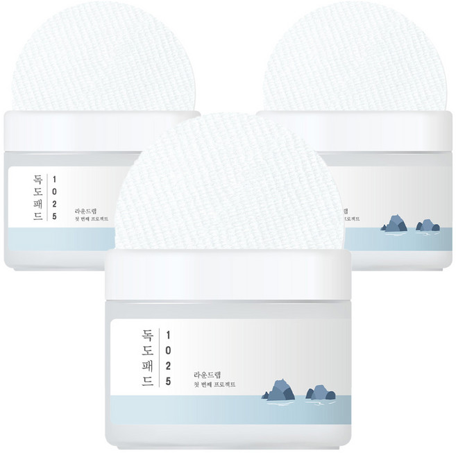 라운드랩 1025 독도 패드 120g, 70매입, 3개